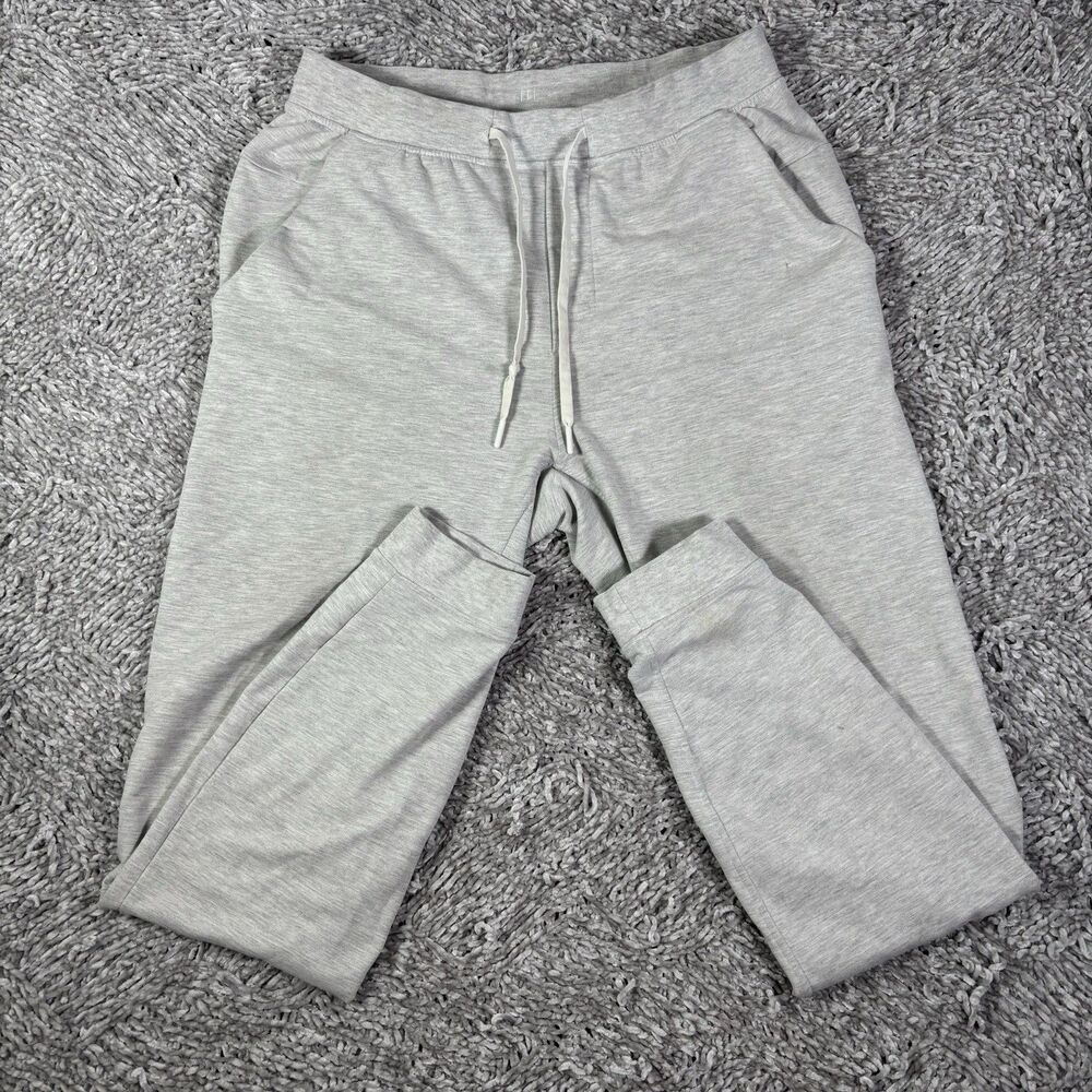 Lululemon License to Train Textured Jogger Mens Large Gray Activewear Training